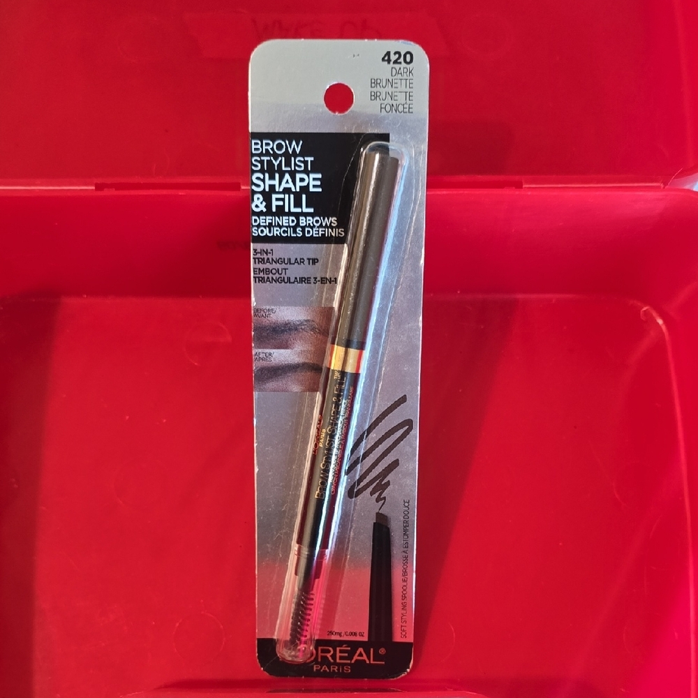 L'Oreal Brow Stylist Shape & Fill - Dark Brunette